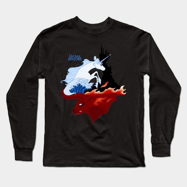 Bull and Mare Long Sleeve T-Shirt by Meowlentine